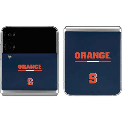 Syracuse University Orange Galaxy Z Flip4 5G Skin